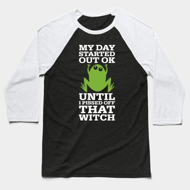 Witches Spell Baseball T-Shirt by oddmatter